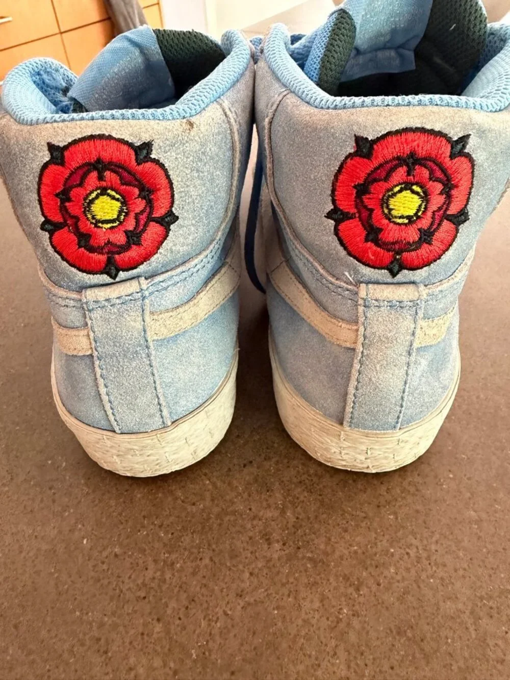 Nike SB Zoom Blazer Mid Lance Mountain English Rose 864349-406 US 5
